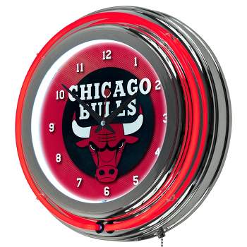 NBA Chicago Bulls Team Logo Wall Clock
