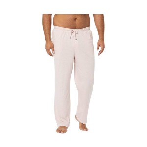 TIME HOLLOW Pale Pink Cotton Knit Pajama Pants - 1 of 3