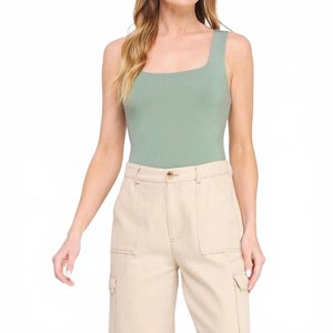 Women's Kit Smooth Tank Bodysuit - ALLIE ROSE - 1 of 3