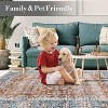 Vintage Old Carpet, Machine Washable Non-Slip Hairless, Foldable Floor Mat, Living Room, Bedroom, Dormitory - 4 of 4