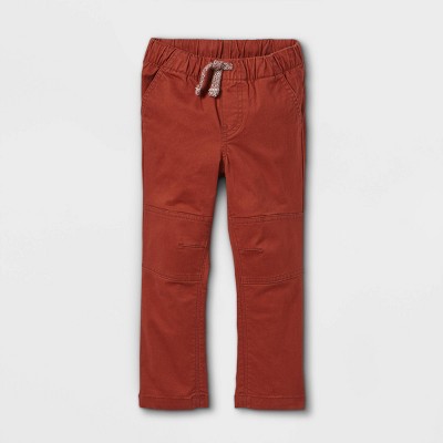 Toddler Boys' Pull-On Pants - Cat & Jack™ Dark Brown 5T