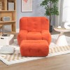 NicBex Bean Bag Chair for Adults Floor Chair Lazy Sofa Chair with Memory Foam and Ottoman for Reading Room, Living Room - 2 of 4