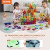 VEVOR Magnetic Tiles Magnetic Building Toy 180 PCS Magnet Blocks for Kids 3D Set - 2 of 4
