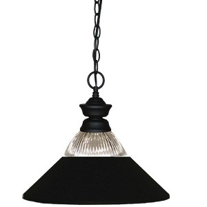 Z-Lite Shark 1 - Light Chandelier in  Matte Black - 1 of 1