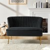 Ainhoa 45" Contemporary  Solid and Manufactured Wooden Frame Loveseat | ARTFUL LIVING DESIGN - 2 of 4