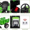 12V Kids Ride On Tractor with Trailer & Remote Control,Speed Up to 5 mph, Toddler Electric Vehicle Car with Led Headlights - 3 of 4