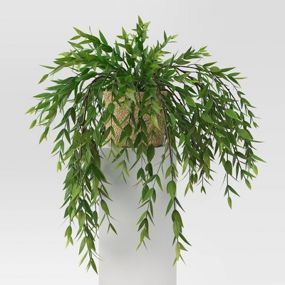 23" x 10" Artificial Trailing Leaves Arrangement - Threshold™