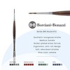 Borciani e Bonazzi UNICO Synthetic Mongoose Artist Paint Brush - Series 800 Round - Size #8 - Watercolors, Oil & Acrylic Paint - Handcrafted in Italy, - 2 of 4