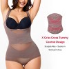 NEBILITY Shapewear for Women Tummy Control Bodysuit Faja Body Shaper Waist Trainer Snatched Corset Body Suit - 3 of 4