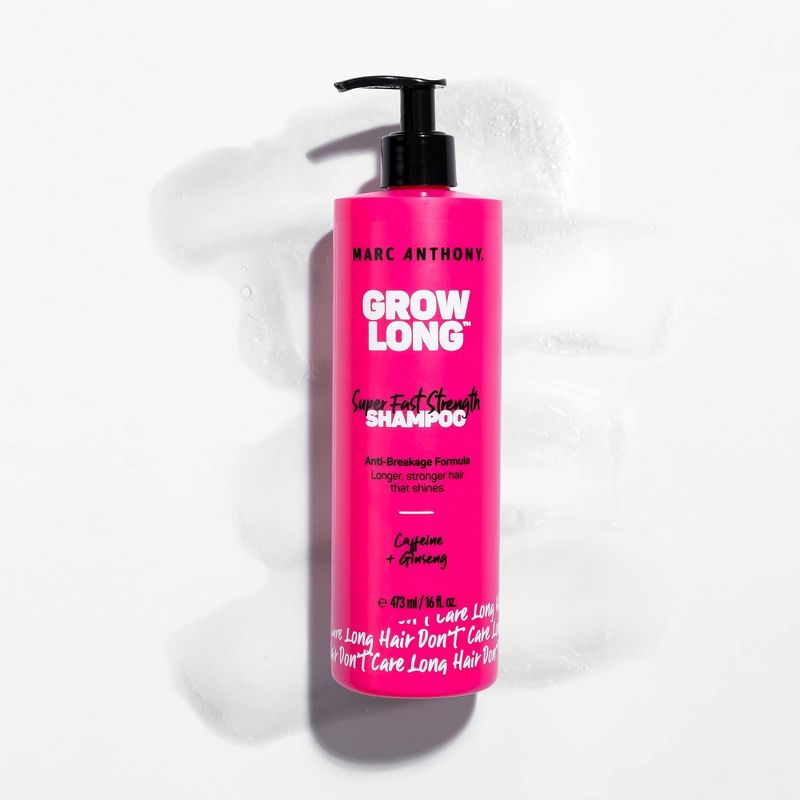 Marc Anthony Grow Long Biotin Shampoo for Dry Damaged Hair, Sulfate Free - 16 fl oz, 4 of 12
