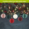 Briarwood Lane Globe Honeycomb Ornaments Magnetic Paper Decor- Set of 6 - 3.2 x 3.2 - 3 of 4