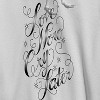 Rerun Island Men's Love Now Cry Later Long Sleeve Graphic Cotton Sweatshirt Hoodie - 2 of 4