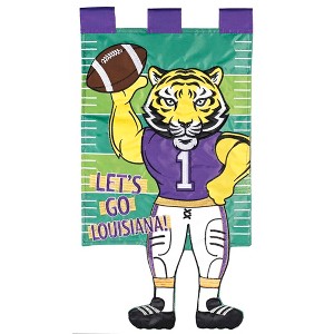 Dicksons Magnolia Garden Outdoor Flag Decoration For Garden, Yard, Or Walkway Standard 13 x 18, Weather Resistant Polyester, Crazy Leg Tiger Let's Go - 1 of 1