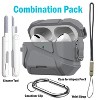 Nakedcellphone Meteorite Series Combo for Apple Airpods Pro 3 - Rugged Case with Stand + Lanyard + Clip + Cleaning Kit - 2 of 4