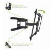 Kanto PDX650SG Stainless Steel Full-Motion Dual Stud Outdoor TV Mount for 37" - 75" TVs - 4 of 4