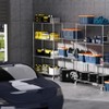 NicBex 82.00" 6-Tier Bookshelf with Wheels & Storage Shelves Bookcases for Living Room Home Office, Gray - 3 of 4