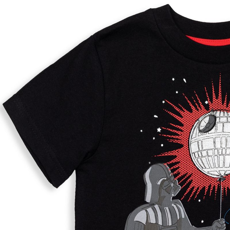 Star Wars Darth Vader Yoda Birthday T-Shirt Toddler to Big Kid, 4 of 8