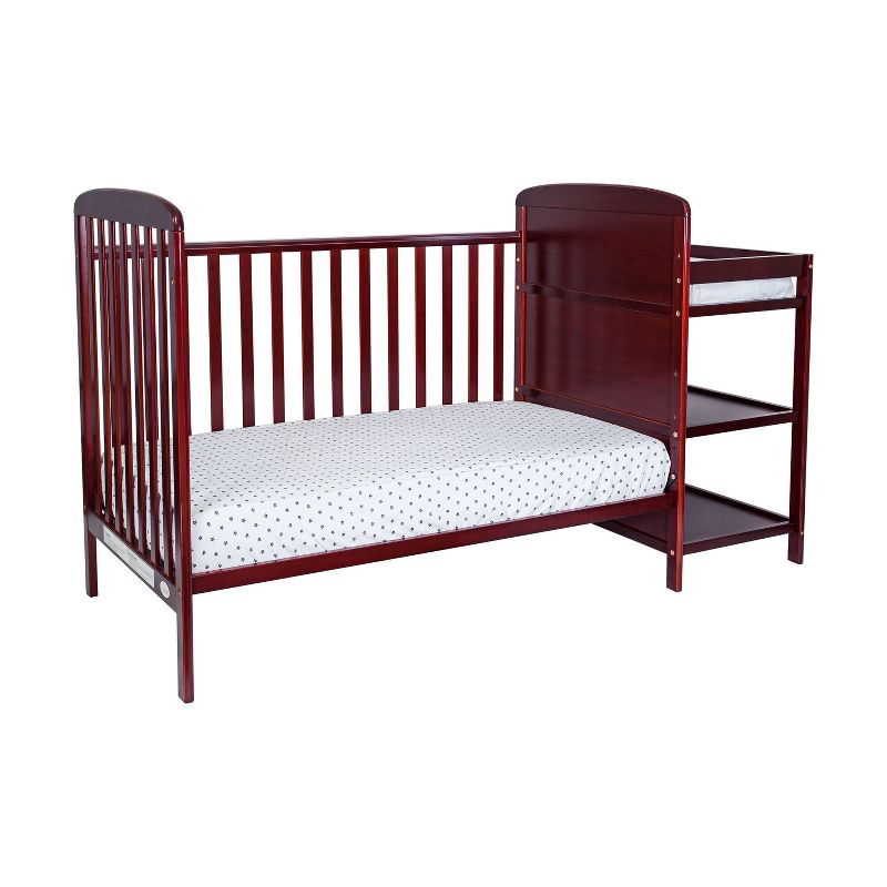 Suite Bebe Ramsey 3-in-1 Convertible Crib and Changer Combo - Cherry, 4 of 7