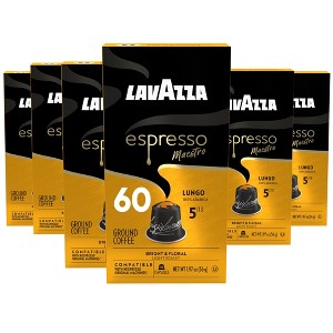 Lavazza Espresso Maestro Lungo Aluminum Capsules Compatible with Nespresso* Original Machines, Light Espresso Roast, 100% Arabica (60 Capsules) - 1 of 4