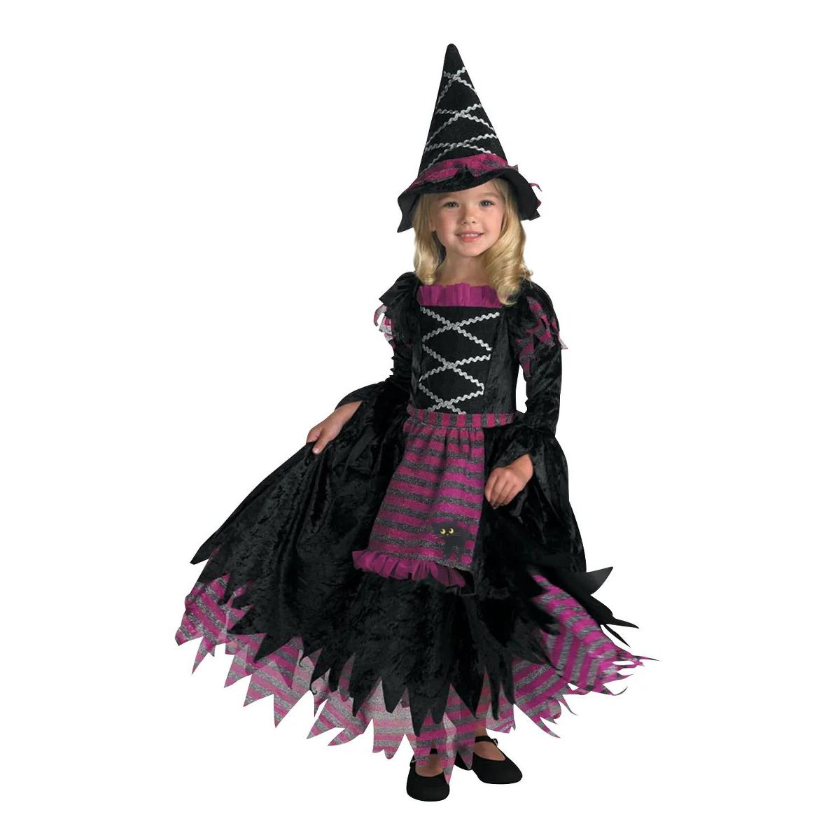 Disguise Toddler Girls' Deluxe Fairy Tale Witch Gown Costume - thumbnail 3