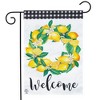 Briarwood Lane Garden Flag 12x18 For Outdoor Lemon Wreath Summer Burlap For Summer Garden Flag Flags For Outside - 2 of 4