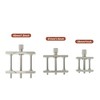 Unique Bargains Watch Movement Holder 1.8/1.5/1inch Silver Tone 3 Pcs - 2 of 4