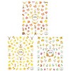 Wrapables 3 Sheets Fall Leaves Nails Thanksgiving Nail Stickers Nail Art - 3 of 4