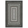 8x10 Large Machine Washable Rug Modern Bordered Living Room Rug Soft Ultra-Thin Braided Print Rug Non Slip Non Shedding Stain Resistant Indoor Carpet - 4 of 4