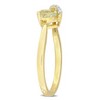 EVERLY JEWELRY | Yellow Plated Sterling Silver 0.009 CT TW Diamond And 3/4 CT TGW Green Quartz Fashion Ring - 2 of 4