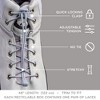 The Original Stretchlace Quick Lock No-Tie Elastic Shoelaces – Grey Adjustable Shoe Laces (1 Pair) - 4 of 4