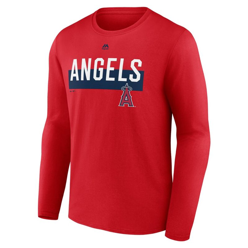 MLB Los Angeles Angels Men&#39;s Long Sleeve Core T-Shirt, 2 of 4