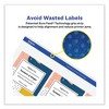 Avery Vibrant Inkjet Color-Print Labels w/ Sure Feed, 2 x 4, Matte White, 200/PK - 2 of 4