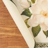 Collections Etc Magnolia and Hummingbird Skid-Resistant Oval Accent Rug - 3 of 3