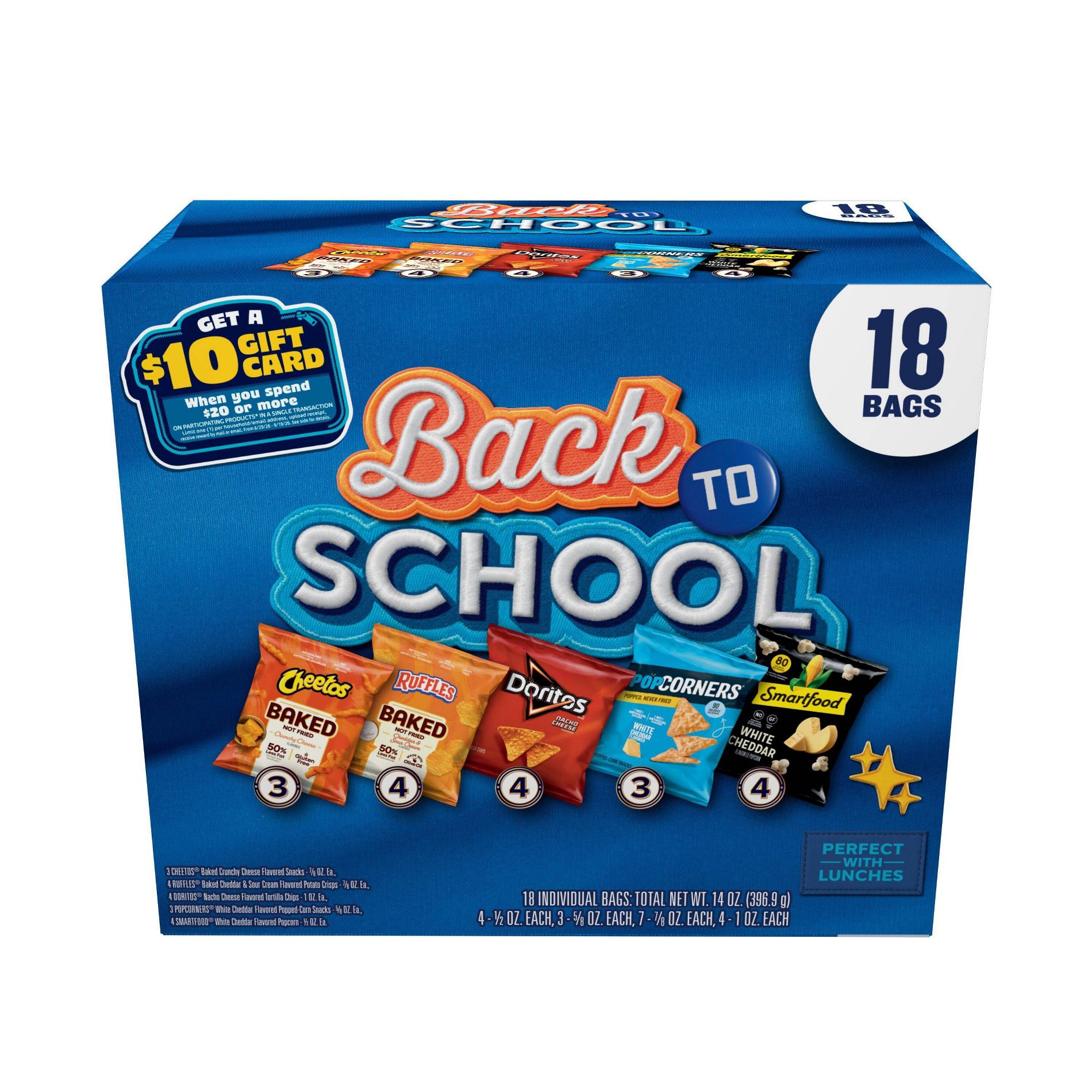 Frito-Lay Back to School Mix Chips - 14oz/18ct