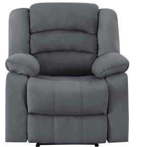 CAVINAS 20 Inch Recliner Chair for Living Room,Upholstery Reclining Chair with Adjustable Footrest,Modern Home Theater Seating - 1 of 4