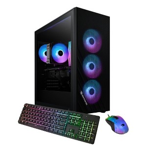 iBUYPOWER Scale Gaming Desktop - AMD Ryzen 5 4500, AMD Radeon RX 6400 4GB, 16GB DDR4 Non-RGB RAM, 1TB NVMe SSD _SCA5R6401 - 1 of 4