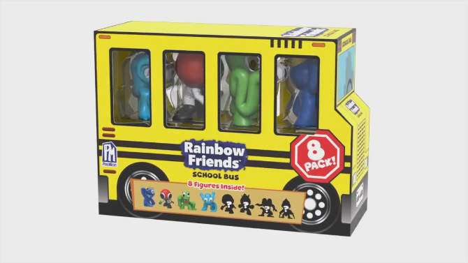 Rainbow Friends School Bus Mini Figure Set - 8pk, 2 of 8, play video