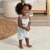 Gerber Baby & Toddler Girls' Tank Rompers,  2-Pack - 4 of 4