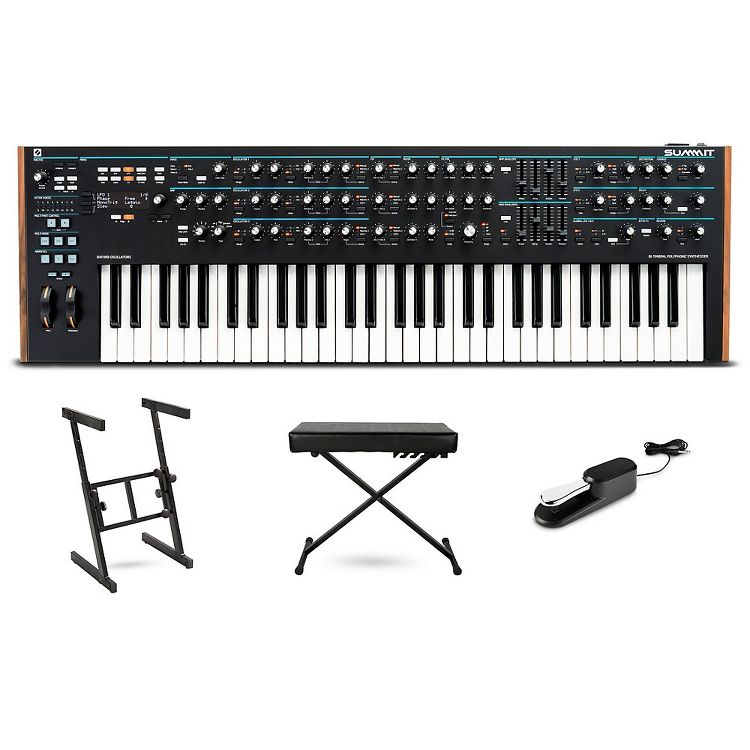 Novation Summit 16-Voice Polyphonic Synthesizer Essentials Bundle, 1 of 6