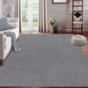 Washable Modern Solid Large Area Rugs for Bedroom Living Room, Soft Non Slip Textured Carpet for Home Office - 3 of 4