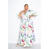Slickblue Puff Sleeve Button Front Dress, Trendy Design with Chic Button Detail, Color & Size Options - 3 of 4