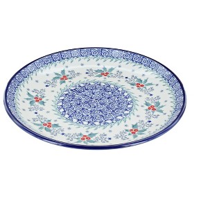 Blue Rose Polish Pottery Ceramika Artystyczna Dessert Plate - 1 of 1