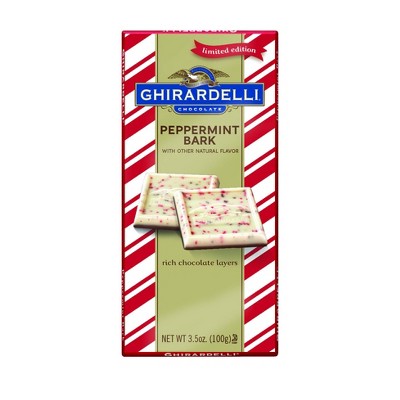 Ghirardelli Holiday Peppermint Bark Bar - 3.5oz