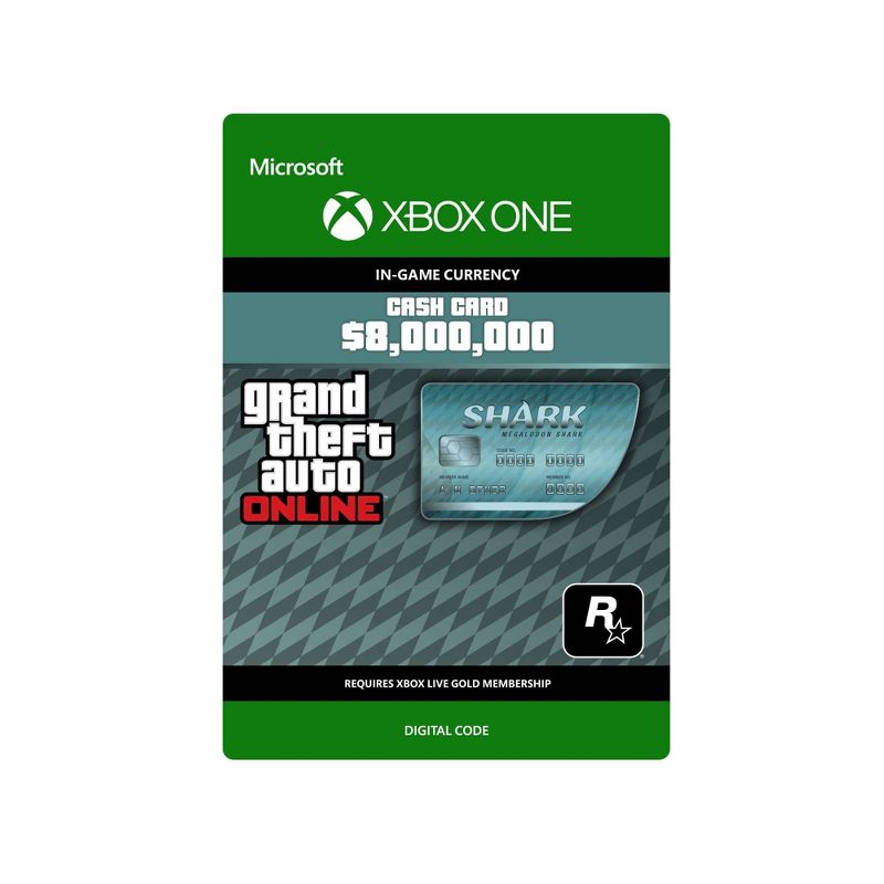 Grand Theft Auto Online: Megalodon Shark Card - Xbox One (Digital), 1 of 8
