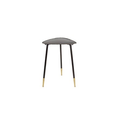 Industrial Iron Accent Table Black - Olivia & May