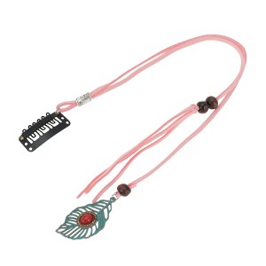 Unique Bargains Women's Leaf Braided Hair Chain 1 Pc - 1 of 4