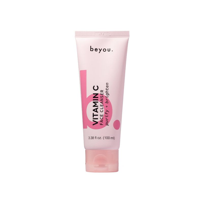 Beyou. Vitamin C Face Cleanser + Hydrate, Purify and Brighten + Sensitive Skin Friendly - 3.38 fl oz, 1 of 15
