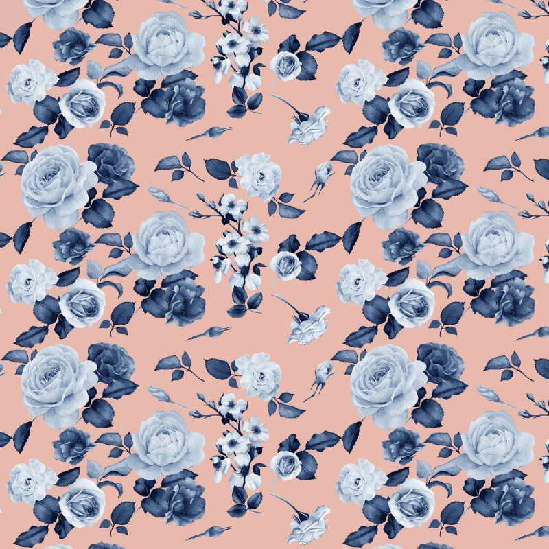 Blush Floral Print Throw Pillow - Skyline Furniture, 5 of 7