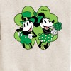 Boys' - Disney - Mickey Minnie Shamrock Graphic Long Sleeve Fleece Sweatshirt - 2 of 4