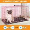 BestMassage 24/30/36/42/48 Inch Dog Crate Dog Cage Dog Kennel with Double Door Removable Tray & Handle Indoor Outdoor Pet Crate - 4 of 4